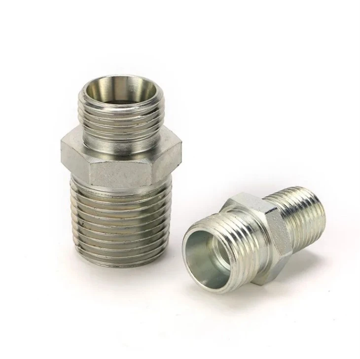 1CT / 1DT METRIC MALE /BSPT MALE HYDRAULIC ADAPTER