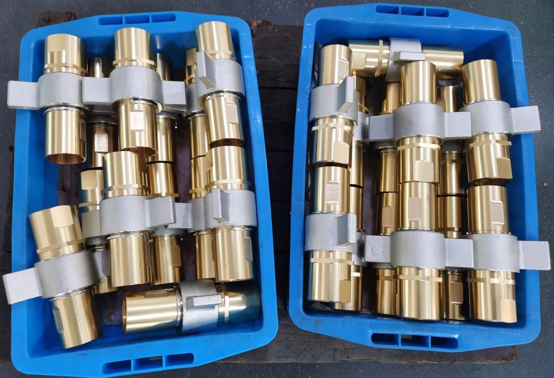 Brass quick coupling Brass quick coupling