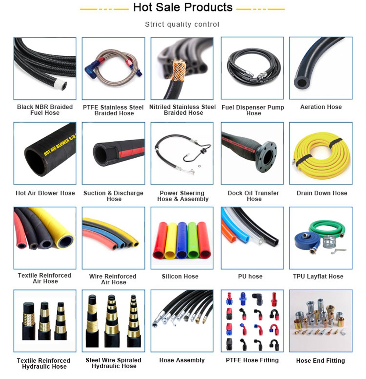 Our Products Range Our Products Range