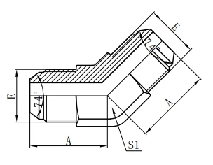 1J4 JIC Adapter