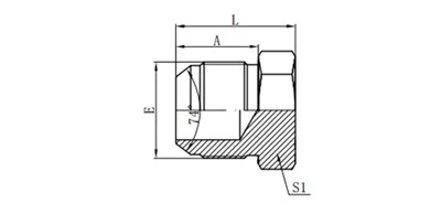 4J Male JIC Plug