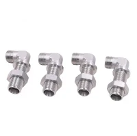 6C9 / 6D9 Metric Bulkhead 90° Hydraulic Adapter
